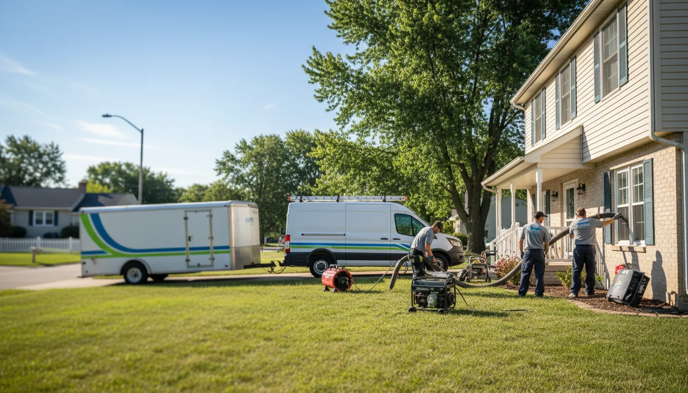 Flooded Basement Restoration And Cleanup With Repair in Cedar, KS near me